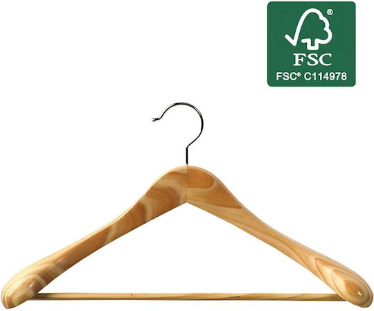 3pcs Wooden Clothes Hangers 45cm