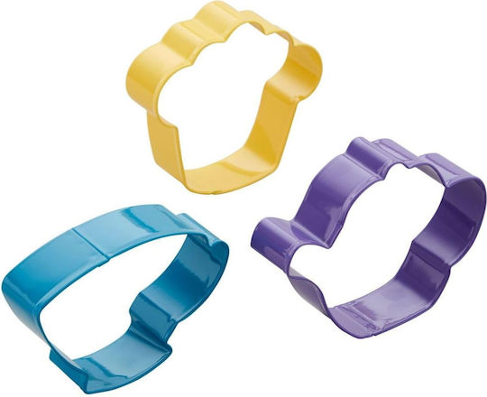Wilton Metallic Cookie Cutter 3pcs