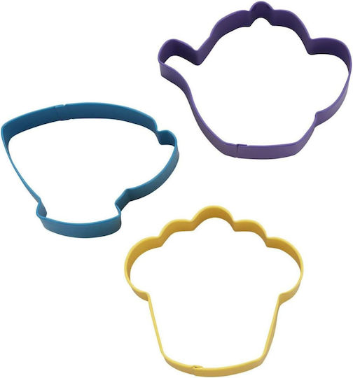 Wilton Metallic Cookie Cutter 3pcs
