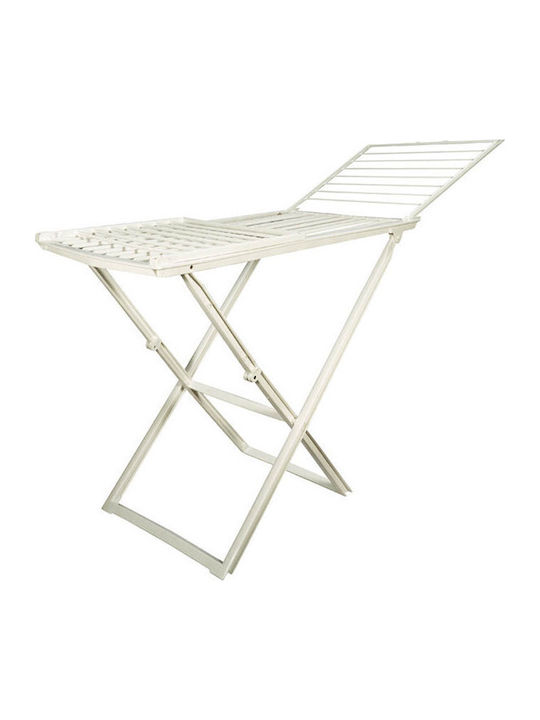TnS Plastic Folding Floor Clothes Drying Rack with Hanging Length 20m