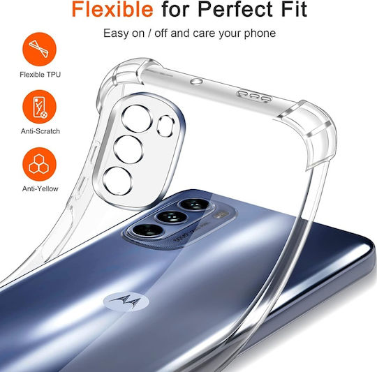Back Cover Silicon Transparent (Moto G31)