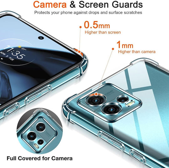 Back Cover Σιλικόνης Διάφανο (Moto G72)