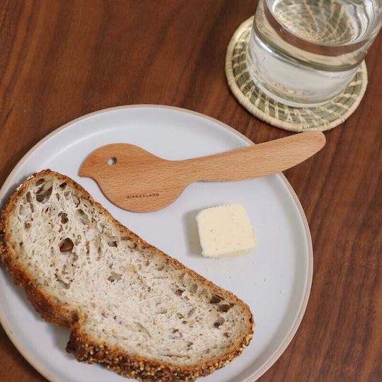 Kikkerland Butterdose Hölzernes Braun