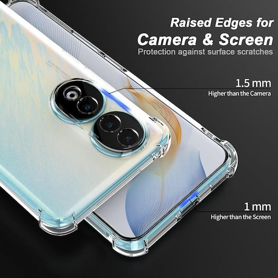 Задна корица Силикон Прозрачен (Honor 90 Pro)