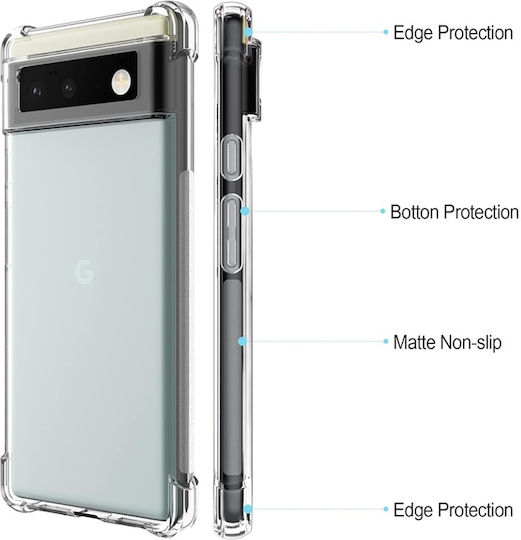 Back Cover Σιλικόνης Διάφανο (Google Pixel 6)