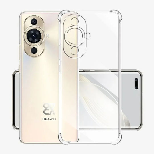 Задна корица Силикон Прозрачен (Huawei Nova 11, Huawei Nova 12S)
