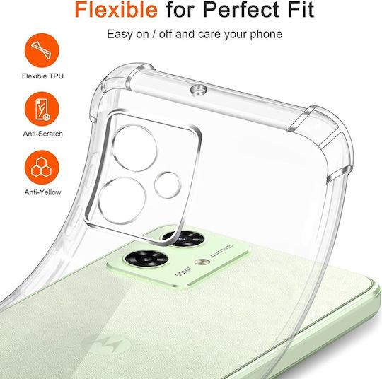 Back Cover Silicon Transparent (Moto G55)