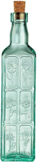 Bormioli Rocco Fiori Flasche Wasser Glas mit Korken Transparent 500ml Bormioli Rocco Fiori Flasche Wasser Glas mit Korken Transparent 500ml