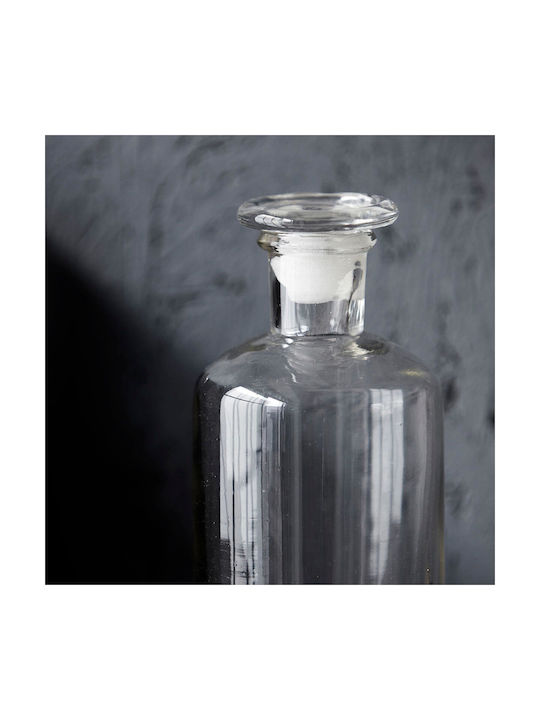 House Doctor Flasche Wasser Glas mit Schraubverschluss Transparent
