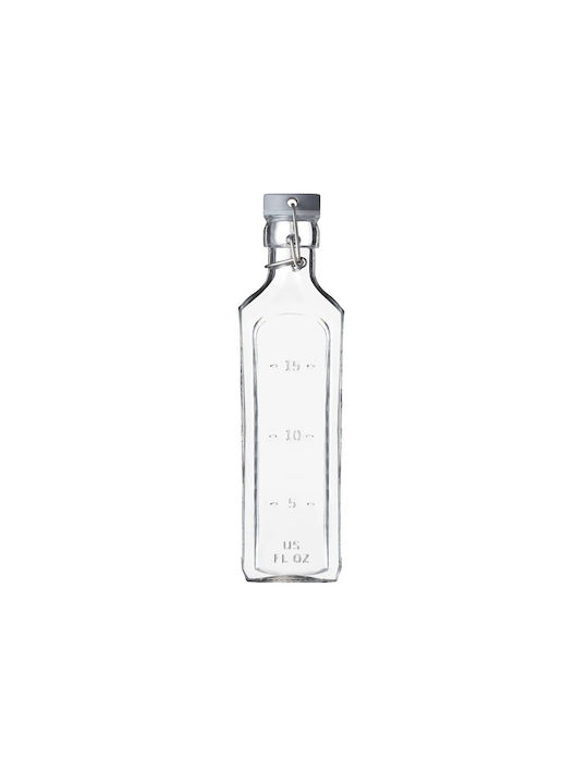 KIlner Glass Water Clip Top Bottle Kilner Transparent 600ml