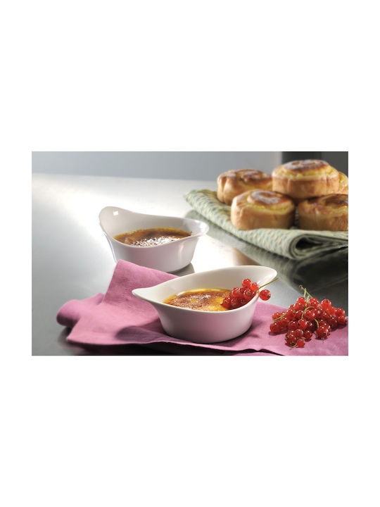 Gefu Creme Brule Round Heat-Resistant Cookware for Souffle Ceramic 11x11x4.9cm 2 Pieces
