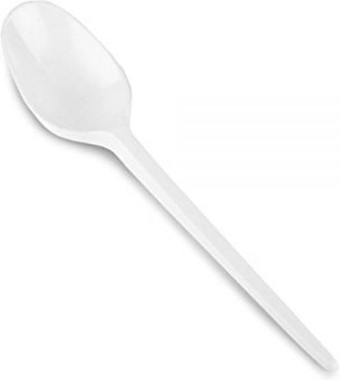 TnS Party Utensils White Spoons 8 Pieces