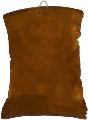 Image of Holy Mary Myrtidiotissa Ceramic Papyrus Wall 13cm