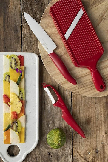 Kyocera Ceramic Slicer Adjustable Slice Width Red