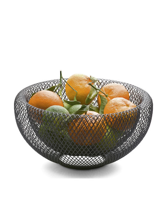 Philippi Mesh Fruitieră Metalic Negru 25x25x13buc