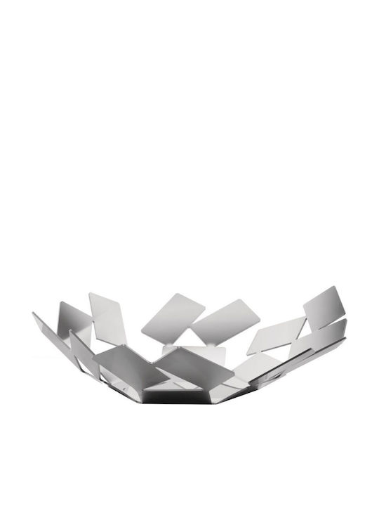Alessi La Stanza dello Scirocco Obstschale Inox Silber 24.5x23.2x6.2cm