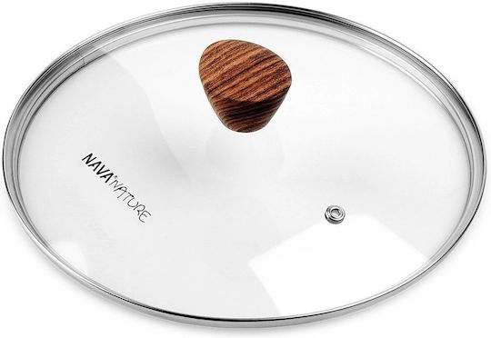 Nava Nava Glas-Kochgeschirrdeckel Für Töpfe Und Pfannen 24cm