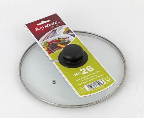 Keystone Glas-Kochgeschirrdeckel für Topf 26cm 07.10.26