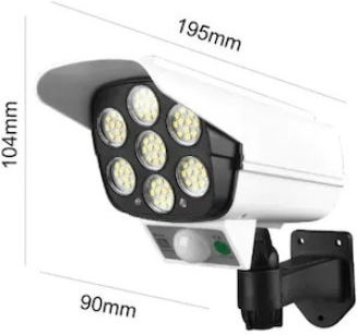 Foxmag24 False Surveillance Camera Motion Sensor Solar Charging