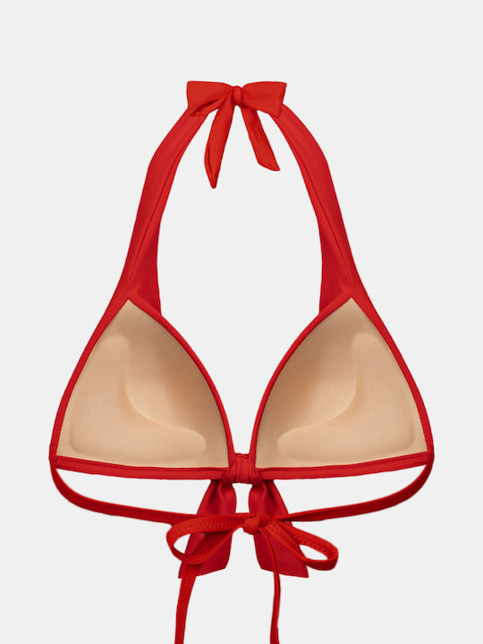 Bikini Σουτιέν με Ενίσχυση Κόκκινο