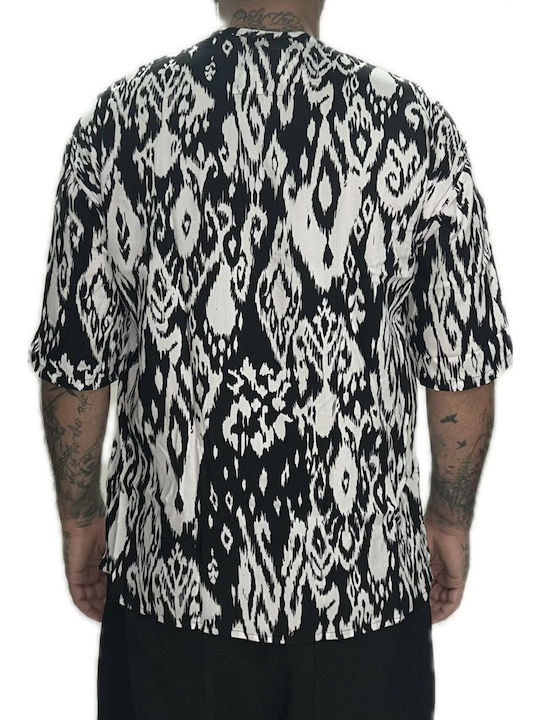 Μακρυμάνικo Πουκάμισο Black/White Pattern
