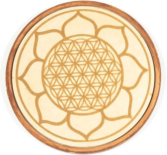Wood Crystal Grid Healing Energy 15.5cm