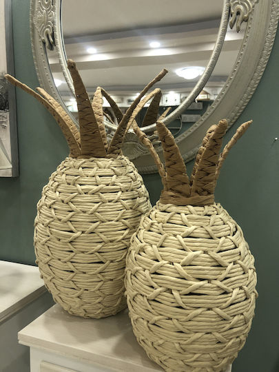 Decorative Tabletop Pineapple Aquamarine 41x21cm