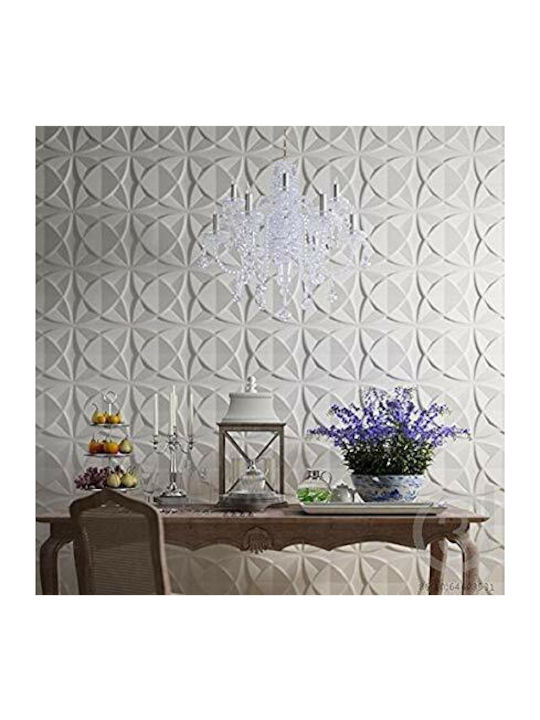 Wanddekoration 3D Wandpaneele PVC Kroon 50x50cm Stück Wa0021-pcs