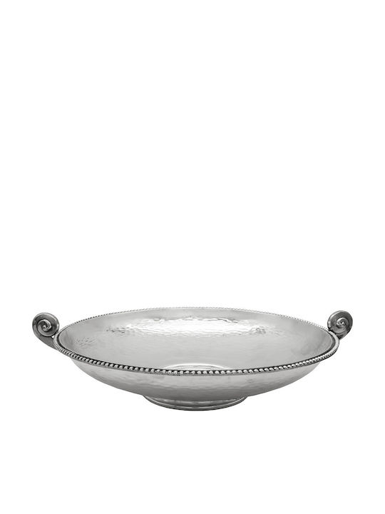 Silberne Dekorative Schale 31x31x6cm Mpo00312 Silberne Dekorative Schale 31x31x6cm Mpo00312