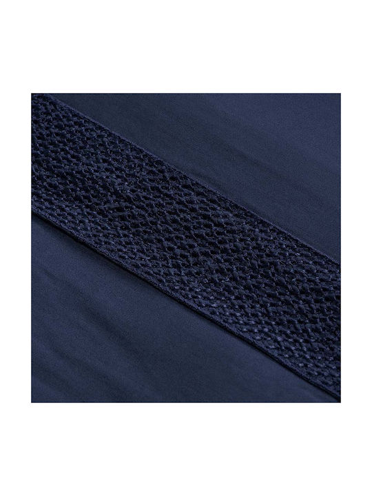 Hauz Bamboo Collection Oxford Monochrome Kissenbezüge 52x92+20+6x3 Blaue