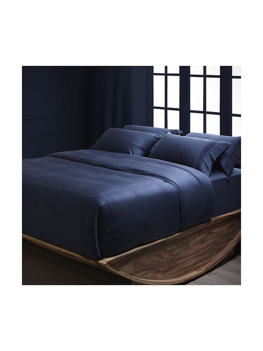 Hauz Bamboo Collection Oxford Monochrome Kissenbezüge 52x92+20+6x3 Blaue