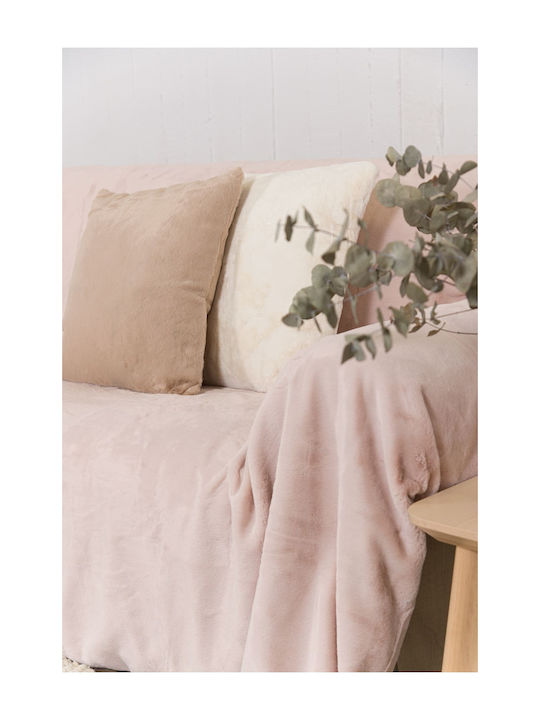 Naf Naf Lapin Dreisitzer-Sofa Wurf 170x300cm Rosa