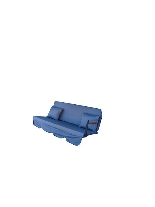 Gartenstuhlkissen Schaukel Dreisitzer Grau Tenda Dekorative Wasserdichte 260gm Polyester Stoff Plemona Set 4 Stück