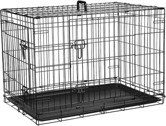 MrZoo Crate Dog Wire Crate with 2 Doors XXLarge Restriction 121x74x81cm