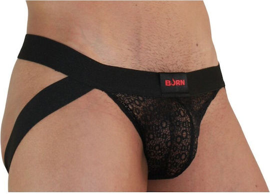 Burn Herren Jockstrap Schwarz