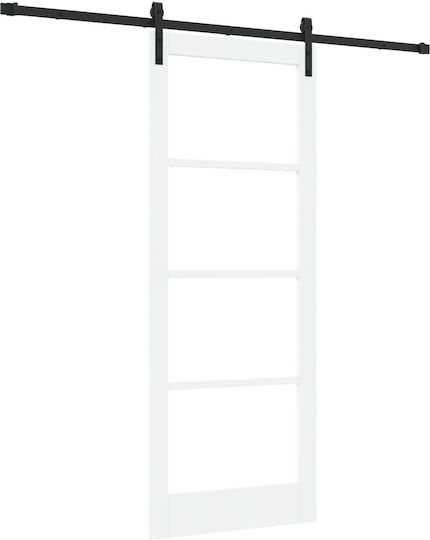 Vidaxl Συρόμενη Πόρτα Σετ Χαλκά 'orkdal' Λευκή 83x211 Cm Vidaxl Συρόμενη Πόρτα Σετ Χαλκά 'orkdal' Λευκή 83x211 Cm