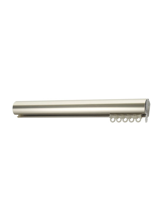 Curtain Pole Metallic Φ35 Viometale Joker Nickel Matt 160cm Double by Rail