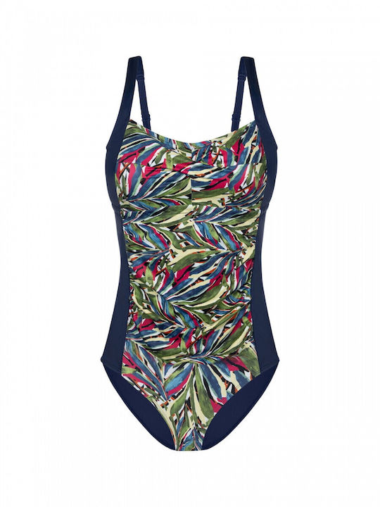 One Piece Swimsuit For Large Bust Ink Print