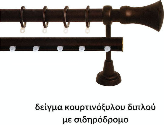 Import Hellas Μεταλλικό Κουρτινόξυλο No8 Φ25mm -250εκ.