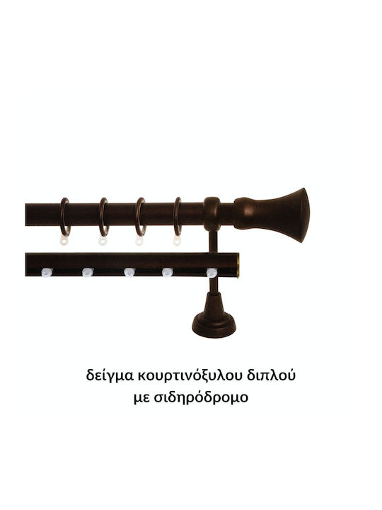 Vorhangstangen Import Φ25 Geschmiedet Rost Stopfen Import Hellas Einzeln 160cm