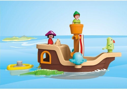 Playmobil Junior Peter Pan and the Pirate Ship of Captain Hook for 1-4 years old