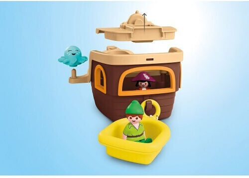 Playmobil Junior Peter Pan and the Pirate Ship of Captain Hook for 1-4 years old