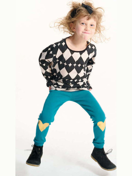 Kids Legging Long Petrol.