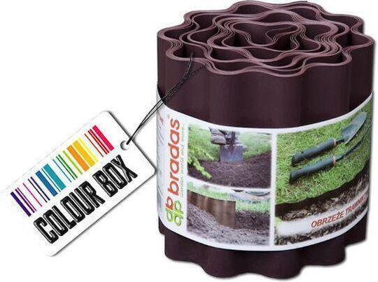 Bradas Plastic Garden Hedge In Brown Colour 25cm x 9m