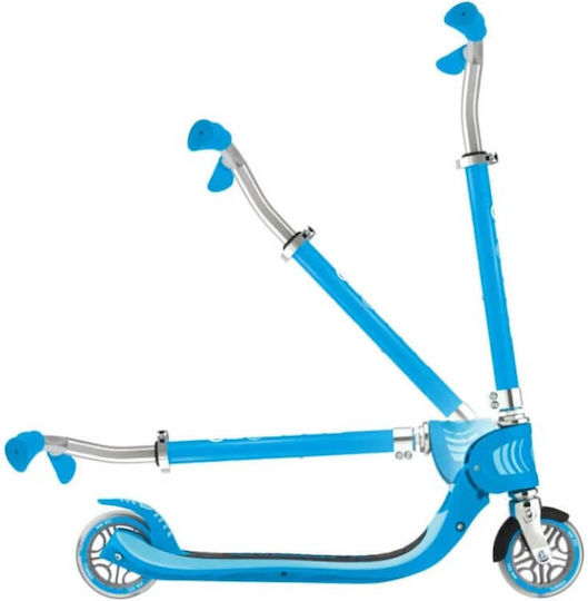 Globber Kids Scooter Foldable Flow 125 2-Wheel for 5+ Years Sky Blue