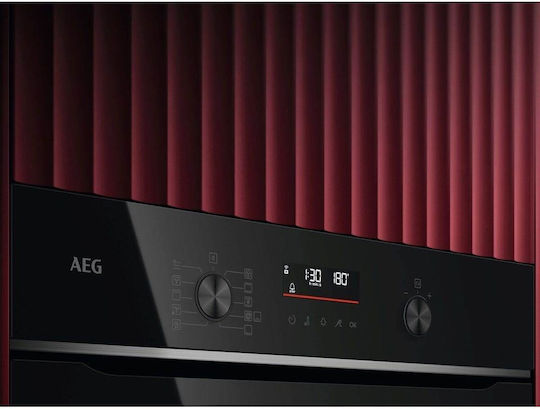 AEG 6000 Sensecook Φούρνος άνω Πάγκου 71lt Π59.5εκ. Γκρι