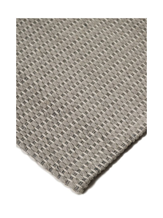 Χαλί Lines 005 Γκρι-λευκό 100% Μαλλί 300x200 Casa Vogue