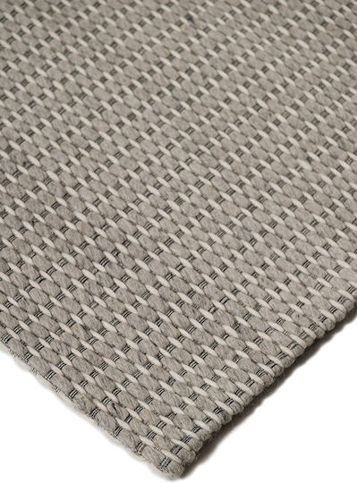 Χαλί Lines 005 Γκρι-λευκό 100% Μαλλί 300x200 Casa Vogue
