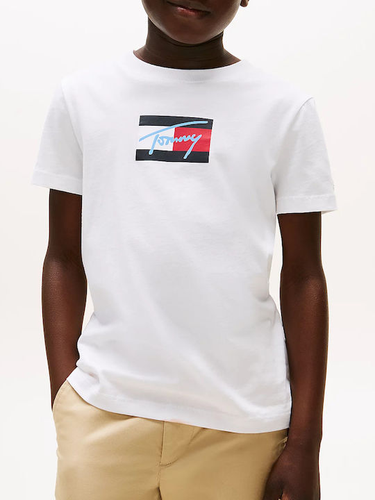 Kids' T-shirt White Flag