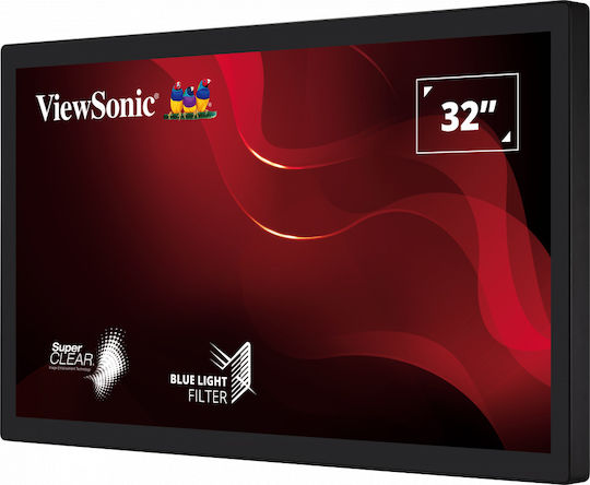 Viewsonic TD3207 Public Display LED VA Full HD 32" με Οθόνη Αφής